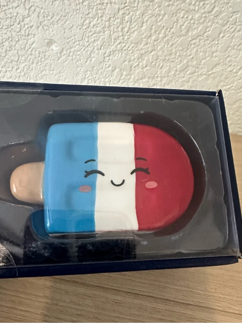Patriotic Red White & Blue Popsicle Salt and Pepper Shakers